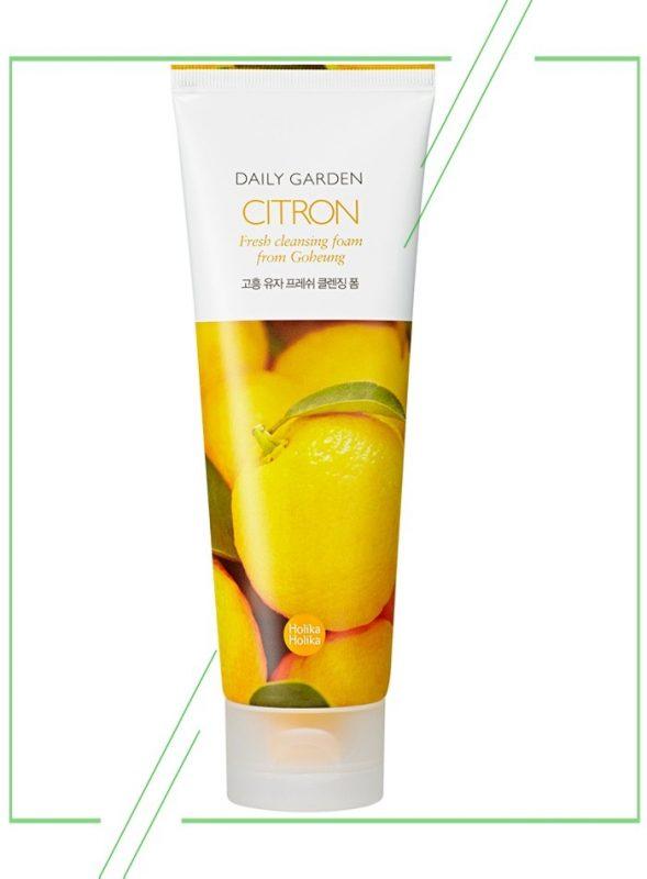 Holika Daily Garden Cleansing Foam Citron Fresh_result