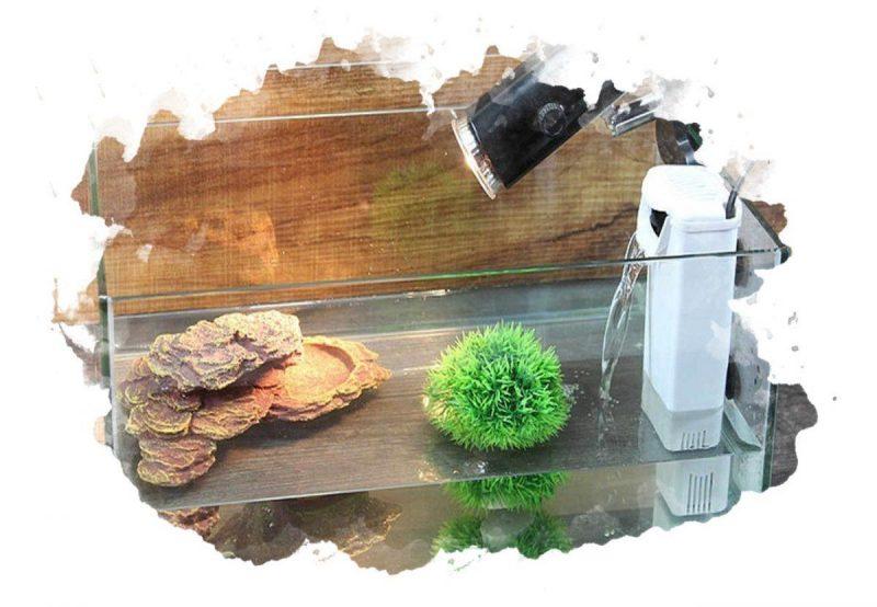 аквариум с фильтром для воды