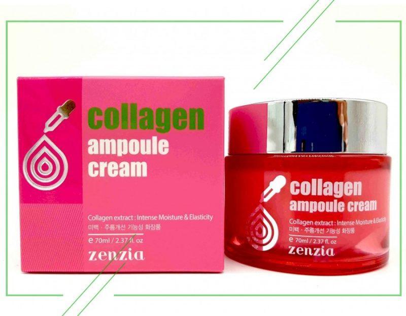 Zenzia Collagen ampoule cream_result