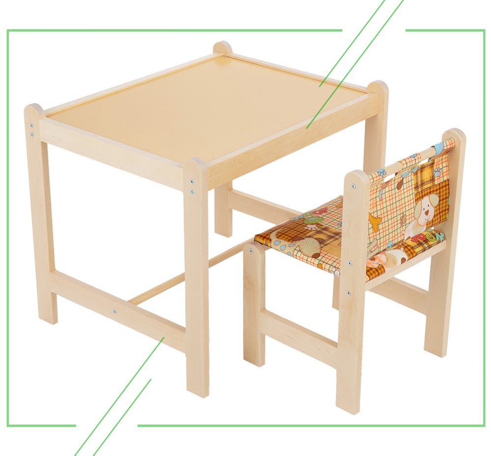 Детский стол и стул Woodlines Каспер